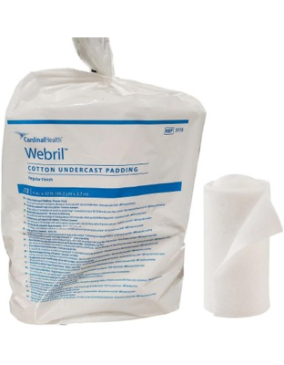Cast Padding Undercast Webril™ 3 Inch X 4 Yard Cotton NonSterile